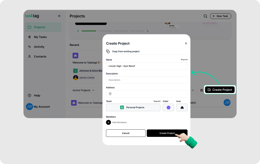 Step 1 - Create a Project