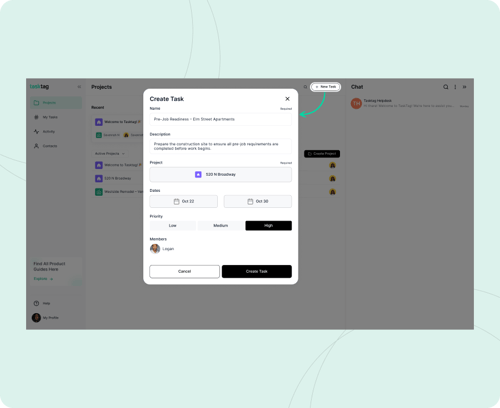 Step 1 - Create a Task