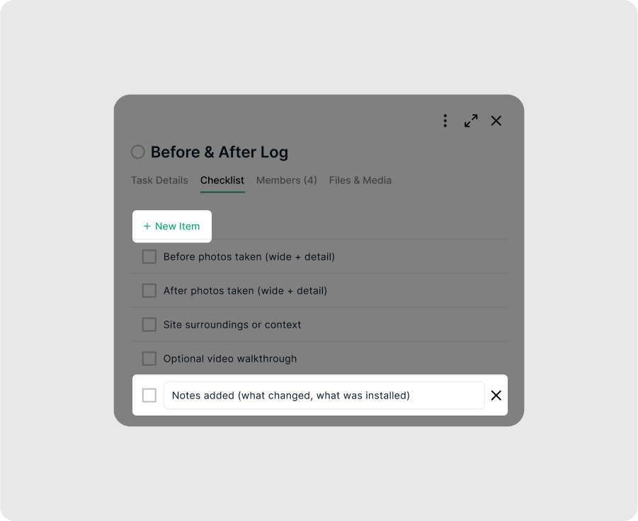 Step 2 - Upload Before and After Photos Directly Into TaskTag Projects
