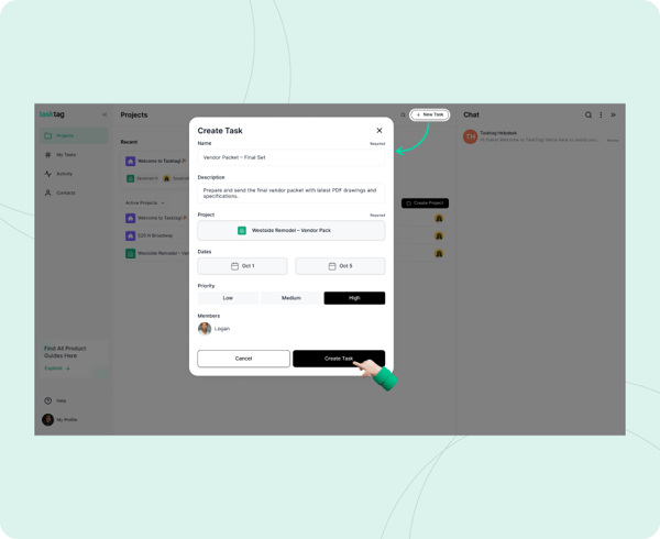Step 3 - Create a Task