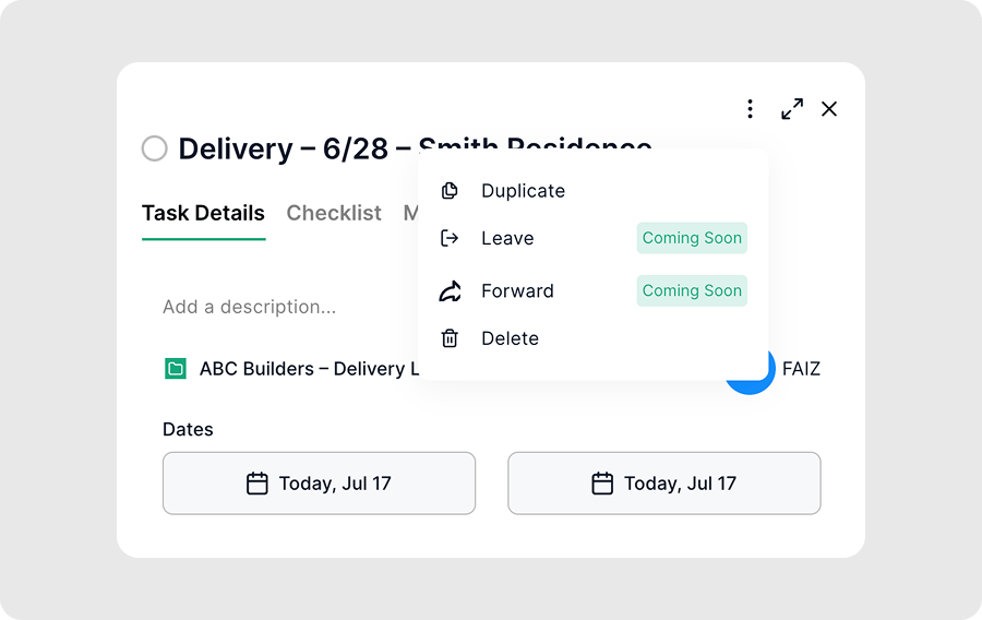 Step 6- Copy Your Daily Report Template for Tomorrow’s Log
