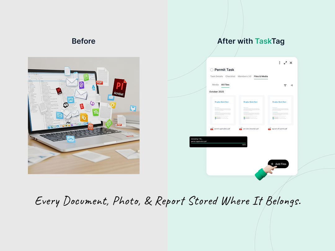 Business Impact: How TaskTag Prevents Missed Deadlines and Stop-Work Orders