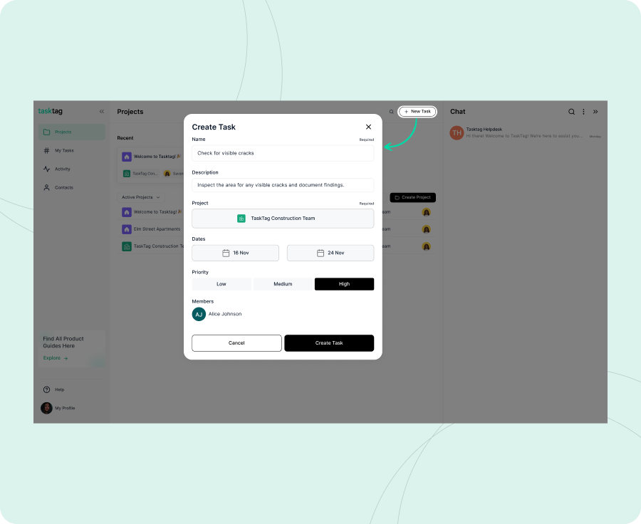Assign Task with Due Date Assign Task with Due Date